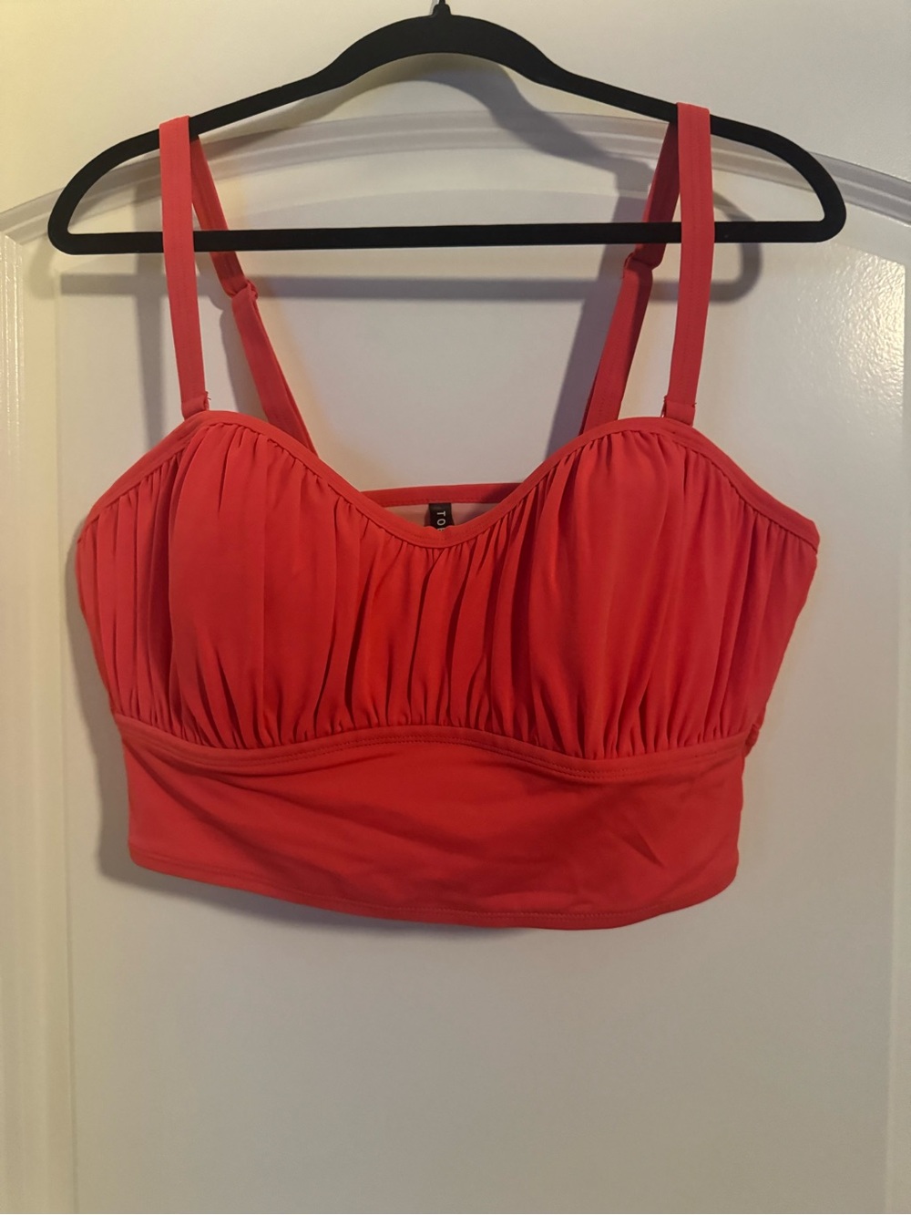 Torrid  Ruched Cropped Bralette Swim Top